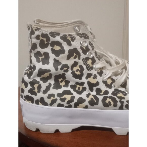 Converse Chuck Taylor All Star Lugged Shoes Womens Sz 11 Leopard Print Platform - Picture 3 of 13